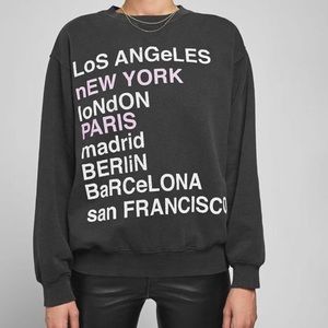 Anine Bing City Love sweatshirt